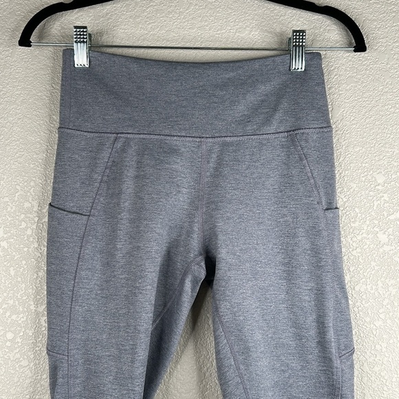 Marika Blue Gray Space Dye Athletic Active High Waist Leggings Size Small - Picture 2 of 7